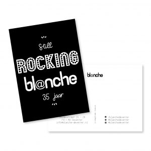 Postcard | Blanche | Grafisch ontwerp | byBean | Deventer