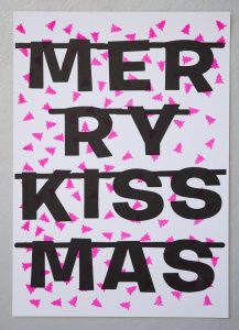 Riso print A3 Merry Kiss Mas