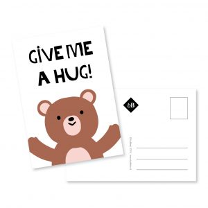 Kaart Mockup Give me a hug | byBean