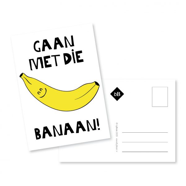 Kaartje | Gaan met die banaan | byBean