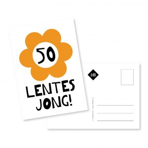 Kaartje 50 Lentes Jong! byBean