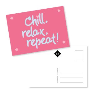 Kaartje Chill, relax, repeat! byBean