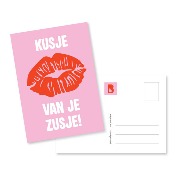 Kaartje Kusje van je zusje byBean